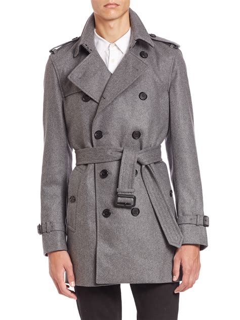 burberry cashmere trench coat men's|Burberry kensington belted cashmere coat.